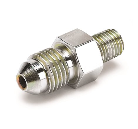 Autometer Fitting Adapter -4AN Male to 1/16in NPT Male for Ford Fuel Rail