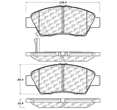 StopTech Performance 09-17 Honda Fit Front Brake Pads