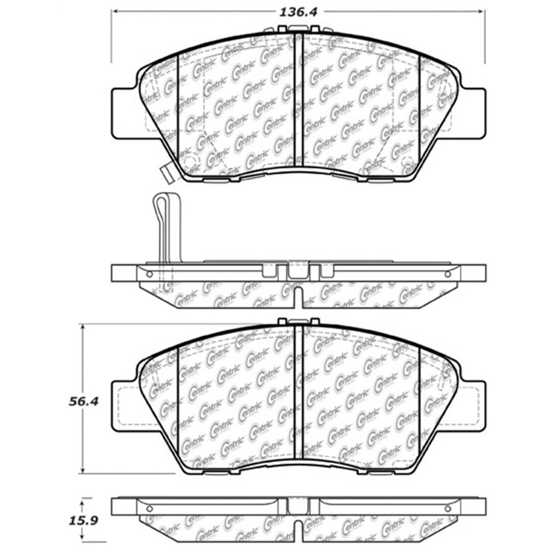 StopTech Performance 09-17 Honda Fit Front Brake Pads