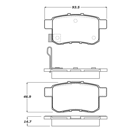 StopTech Performance Touring Brake Pads