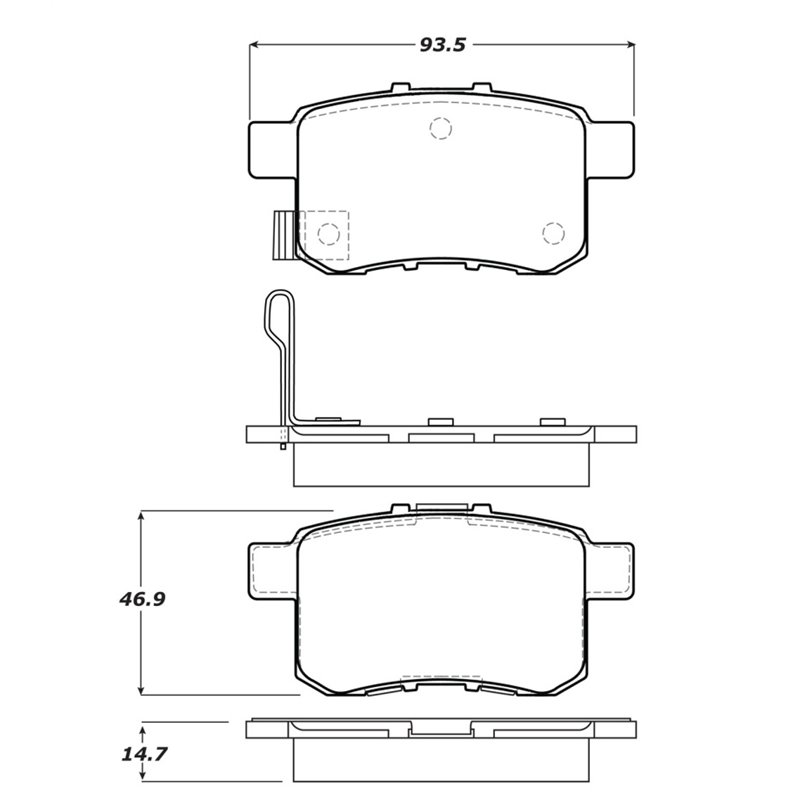 StopTech Performance Touring Brake Pads