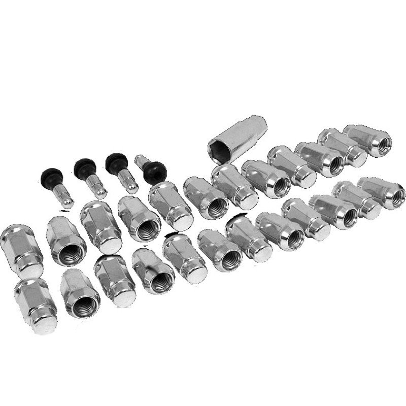 Race Star 14mmx2.00 Closed End Acorn Deluxe Lug Kit (3/4 Hex) - 24 PK