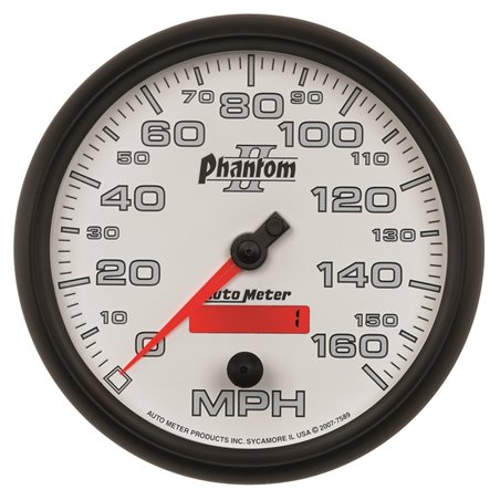 Autometer Phantom II 5in Electrical Programmable Speedometer 150MPH