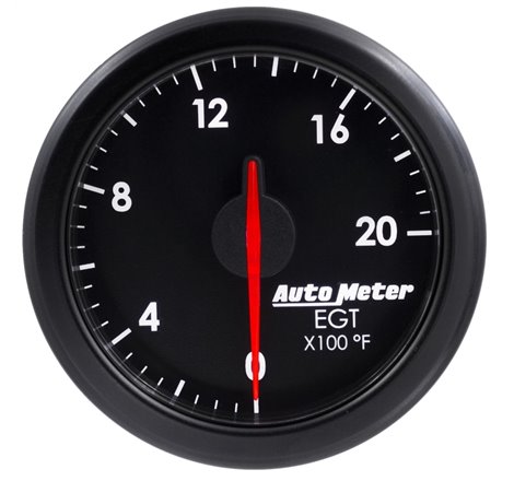 Autometer Airdrive 2-1/16in EGT Gauge 0-2000 Degrees F - Black