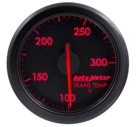 Autometer Airdrive 2-1/6in Trans Temperature Gauge 100-300 Degrees F - Black