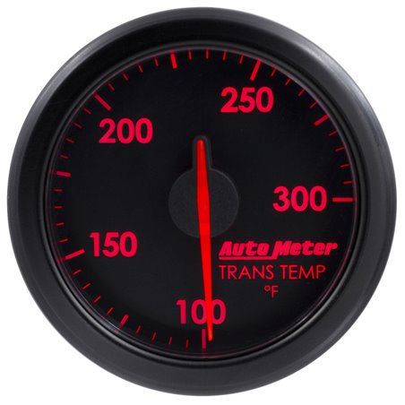 Autometer Airdrive 2-1/6in Trans Temperature Gauge 100-300 Degrees F - Black