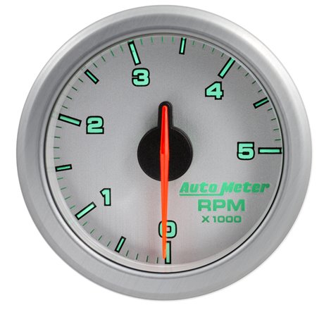 Autometer Airdrive 2-1/6in Tachometer Gauge 0-5K RPM - Silver