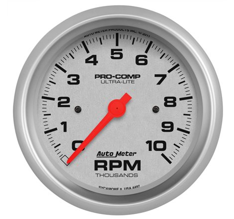 Autometer Ultra-Lite 87.5mm 10K RPM In Dash Tach