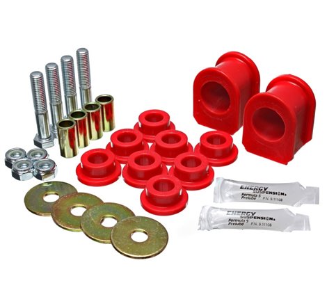 Energy Suspension 05-07 Ford Mustang Red Rear Sway Bar Frame Bushings (Must Reuse All Metal Parts)