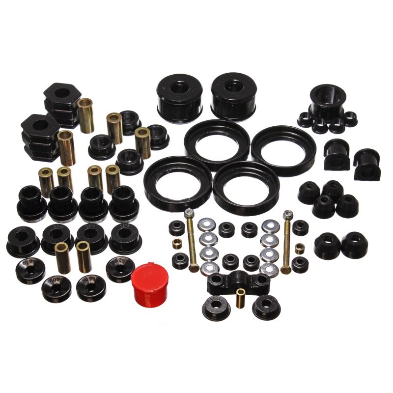 Energy Suspension 96-00 Honda Civic/CRX Black Hyper-Flex Master Bushing Set