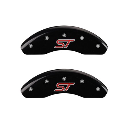 MGP 4 Caliper Covers Engraved Front & Rear ST Black finish silver ch