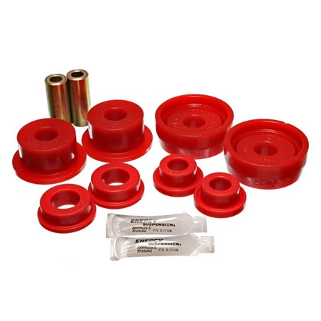 Energy Suspension 84-87 Honda Civic/CRX Red Rear Control Arm Bushing Set (Includes Trailing Arm Bush