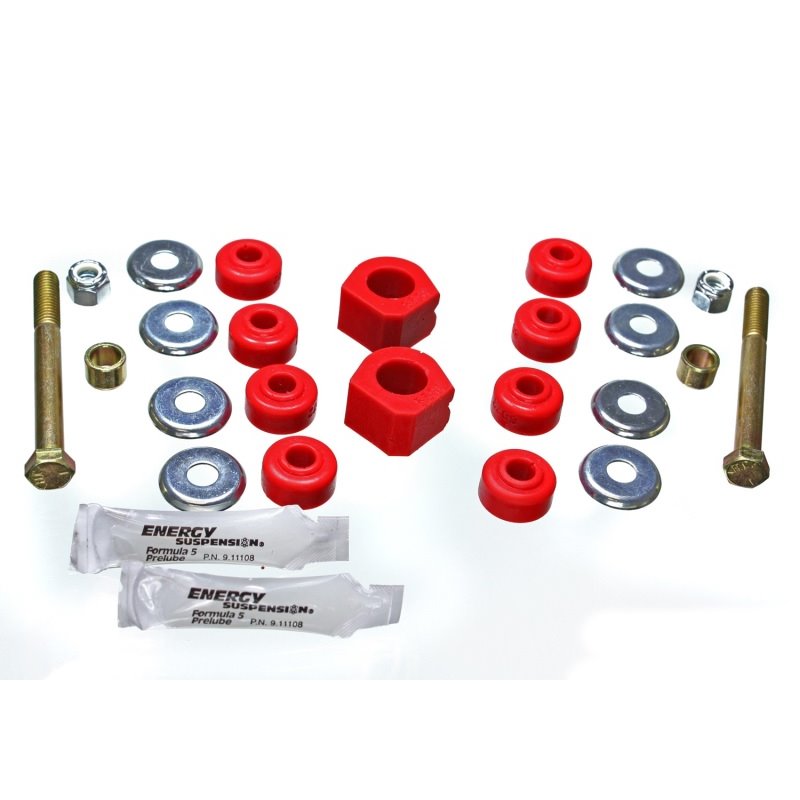 Energy Suspension 84-87 Honda Civic/CRX Red 18mm Front Sway Bar Bushings (Sway Bar link bushings and