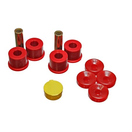 Energy Suspension 99-00 Honda Civic Si Red Front Shock Bushing Set