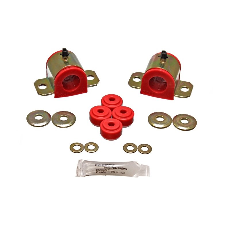 Energy Suspension 92-01 Honda Prelude Red 25mm Front Sway Bar Bushings (Sway Bar end link bushings a