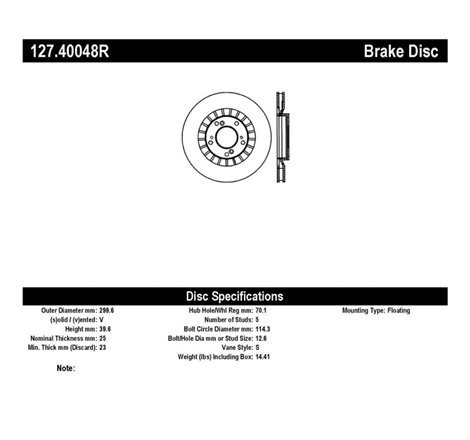 StopTech 00-09 S2000 Slotted & Drilled Right Front Rotor