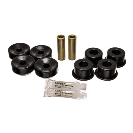 Energy Suspension 92-01 Prelude Black Rear Shock Upper and Lower Bushing Set