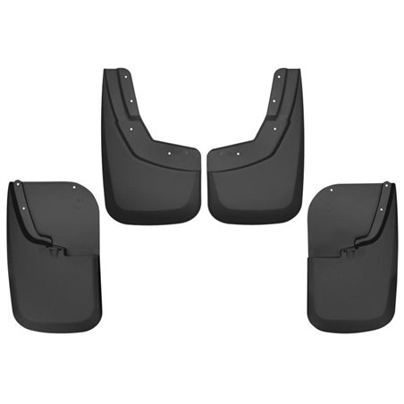 Husky Liners 11-16 Ford F-250 Super Duty/F-350 Super Duty Front and Rear Mud Guards - Black