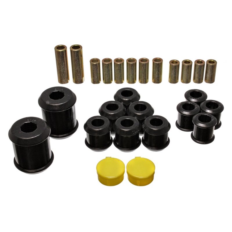 Energy Suspension 95-99 Mitsubishi Eclipse FWD/AWD Black Rear Control Arm Bushing Set