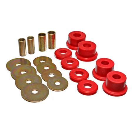 Energy Suspension 90-94 Mitsubishi Eclipse FWD Red Sub-Frame Bushing Set