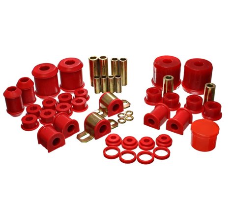 Energy Suspension 00-1/01 Mitsubishi Eclipse FWD Red Hyper-flex Master Bushing Set