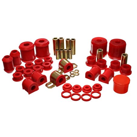 Energy Suspension 00-1/01 Mitsubishi Eclipse FWD Red Hyper-flex Master Bushing Set