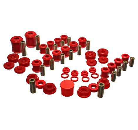 Energy Suspension 95-99 Mitsubishi Eclipse FWD/AWD Red Hyper-flex Master Bushing Set