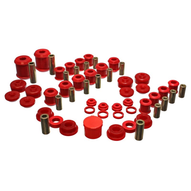 Energy Suspension 95-99 Mitsubishi Eclipse FWD/AWD Red Hyper-flex Master Bushing Set