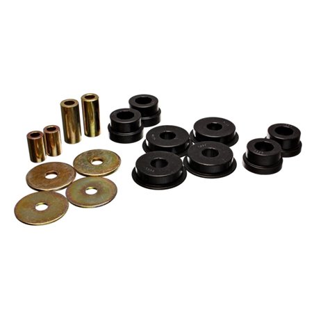 Energy Suspension 03-05 Mitsubishi Lancer EVO 8 Black Rear Differential / Mustache Bar Bushing Set