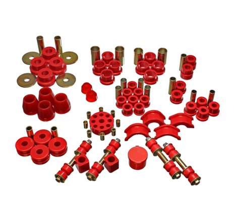 Energy Suspension 74-78 Nissan 260Z/280Z Red Hyper-Flex Master Bushing Set