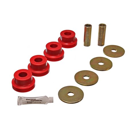 Energy Suspension 70-78 Nissan 240Z/260Z/280Z Red Differential Carrier (Mustache Bar) Bushings