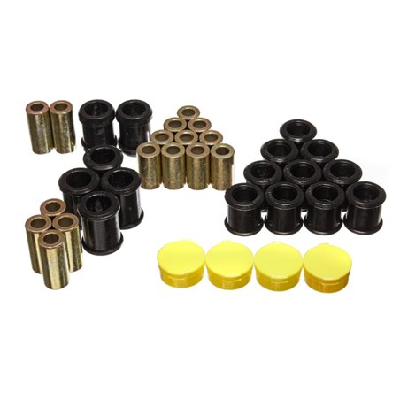 Energy Suspension 95-98 Nissan 240SX (S14) Black Rear Control Arm Bushing Set (Must reuse existing o