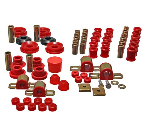 Energy Suspension 95-98 Nissan 240SX (S14) Red Hyper-Flex Master Bushing Set