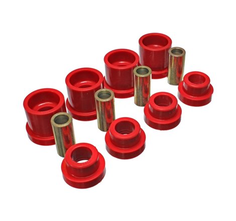 Energy Suspension 95-98 Nissan 240SX (S14) Red Rear Subframe Insert Set (Must reuse all metal parts)