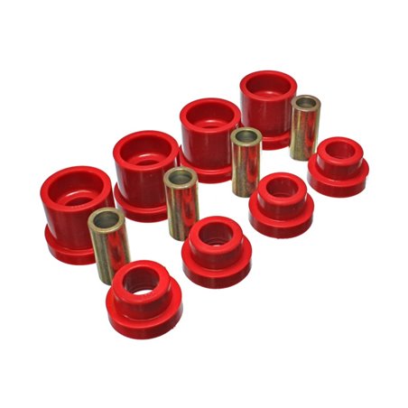 Energy Suspension 95-98 Nissan 240SX (S14) Red Rear Subframe Insert Set (Must reuse all metal parts)