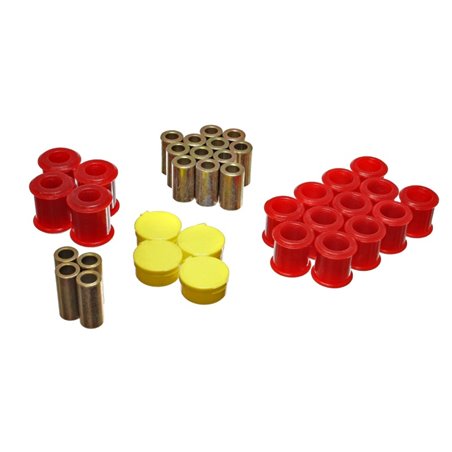 Energy Suspension 89-94 Nissan 240SX (S13) Red Rear Control Arm Bushing Set