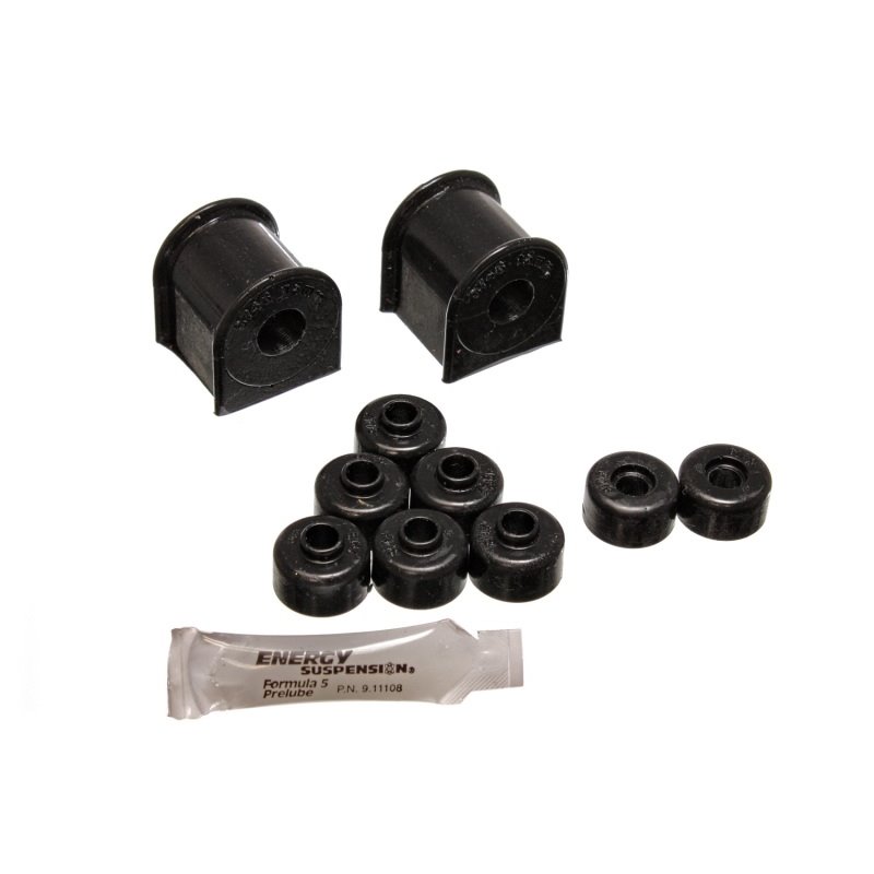 Energy Suspension 89-94 Nissan 240SX (S13) Black 15mm Rear Sway Bar Bushing Set