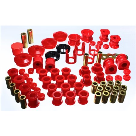 Energy Suspension 89-94 Nissan 240SX (S13) Red Hyper-Flex Master Bushing Set