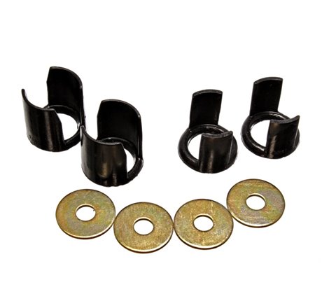 Energy Suspension 89-94 Nissan 240SX (S13) Black Rear Subframe Insert Set - a supplement to the subf