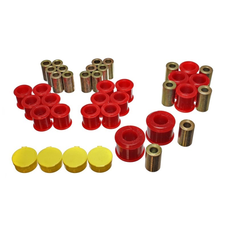 Energy Suspension 90-96 Nissan 300ZX Red Rear Control Arm Bushing Set