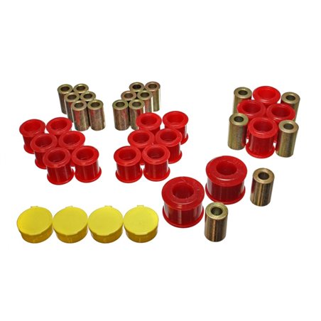 Energy Suspension 90-96 Nissan 300ZX Red Rear Control Arm Bushing Set