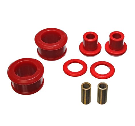 Energy Suspension 90-96 Nissan 300ZX Red Rear Differential Carrier Bushing Set (Must reuse all metal