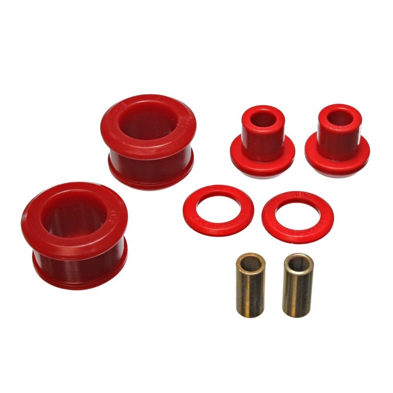 Energy Suspension 90-96 Nissan 300ZX Red Rear Differential Carrier Bushing Set (Must reuse all metal