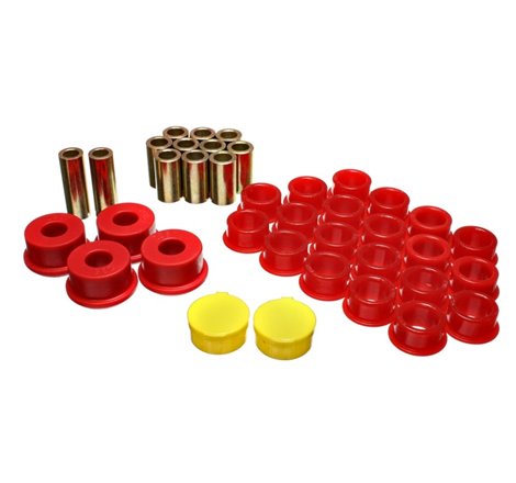 Energy Suspension 91-94 Nissan Sentra/NX1600/2000 Red Rear Control Arm Bushing Set