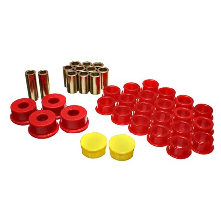 Energy Suspension 91-94 Nissan Sentra/NX1600/2000 Red Rear Control Arm Bushing Set