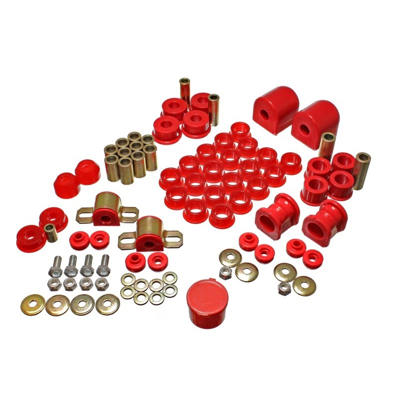 Energy Suspension 91-94 Nissan Sentra/NX1600/2000 Red Hyper-Flex Master Bushing Set