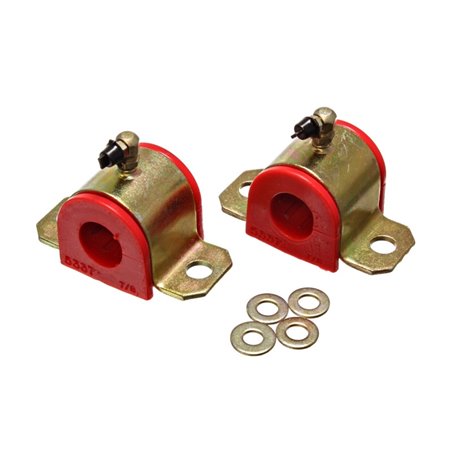 Energy Suspension 00-05 Toyota Celica Red 22mm Front Sway Bar Frame Bushings (Greaseable Frame Bushi