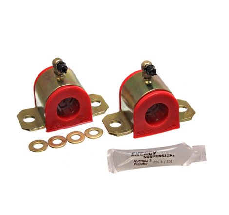 Energy Suspension 03-06 Toyota Corolla/Matrix Red 24mm Front Sway Bar Bushing Set (Greaseable Frame