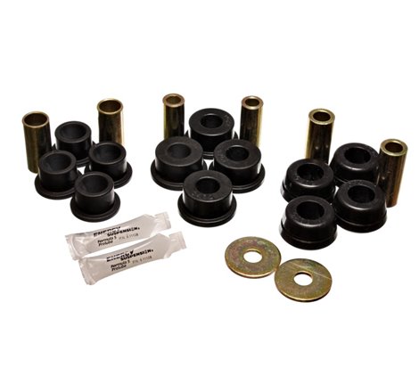 Energy Suspension 92-95 Toyota MR2 Black Rear Control Arm Bushing Set (includes Strut Bushings)