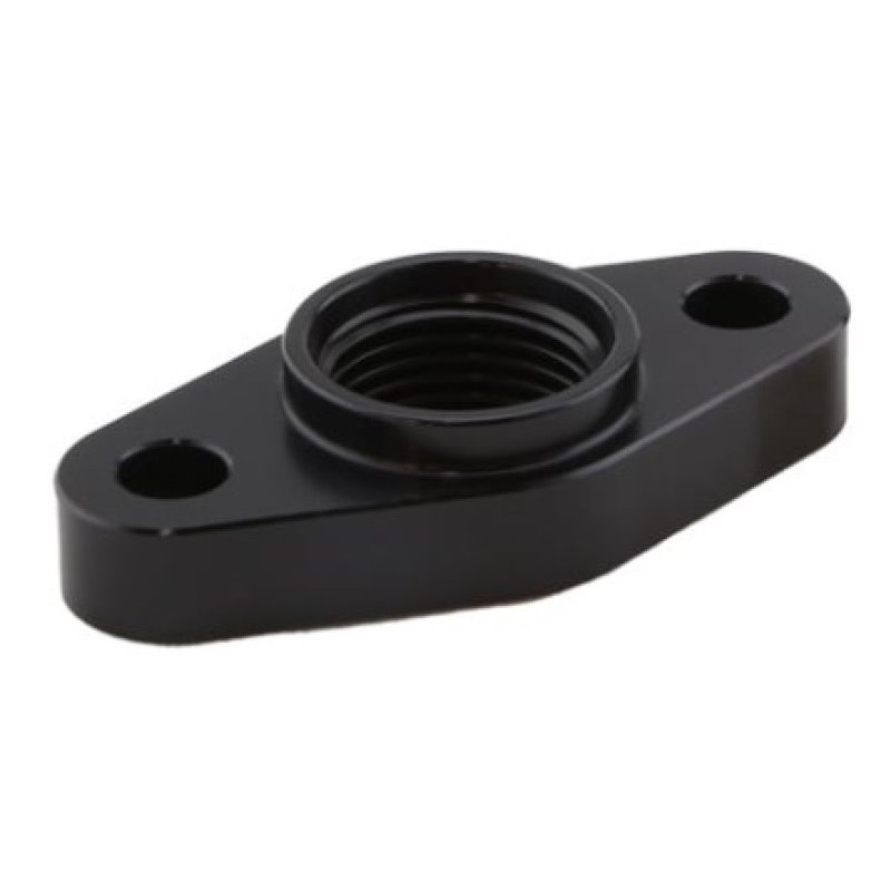 Turbosmart Billet Turbo Drain Adapter w/ Silicon O-Ring 52mm Mounting Holes - T3/T4 Style Fit